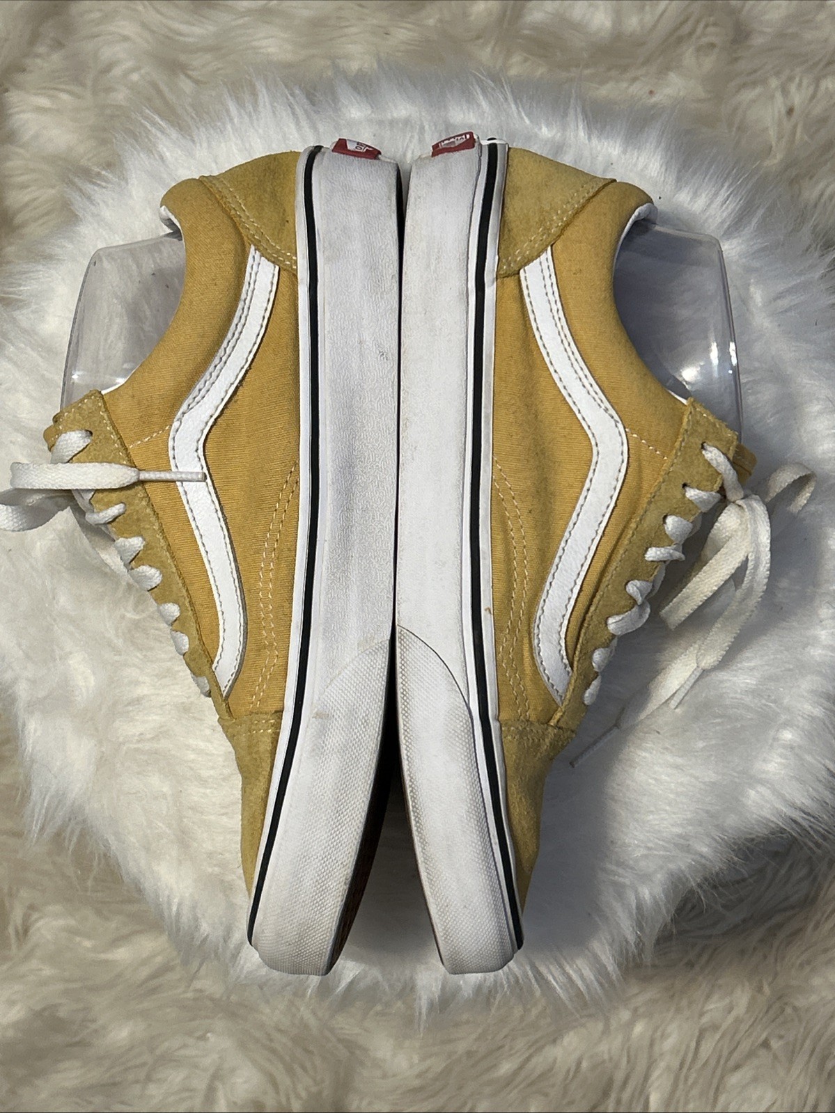 Vans Womens 8.5 Old Skool Yellow Low Top Canvas Athletic Sneaker Shoes Mens 7 thumbnail 4