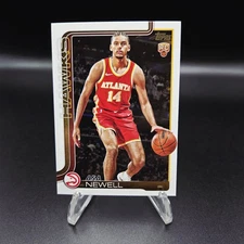 2025-26 Topps Basketball Asa Newell Rookie RC #223 Atlanta Hawks