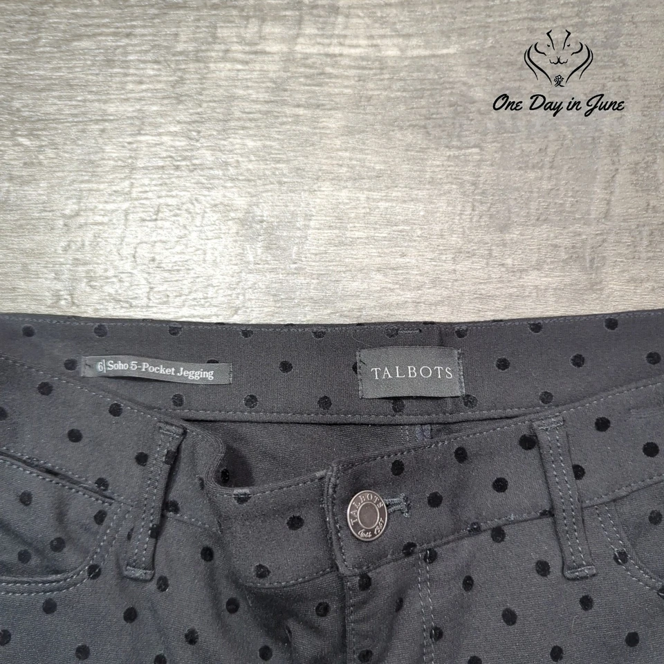 Pantalones de mezclilla Talbots a lunares talla 6 Foto 2 de 4