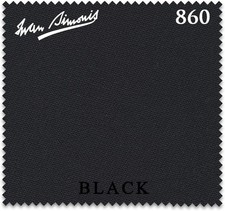 Simonis 860 Pool Table Cloth -Black 9FT