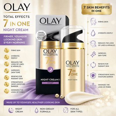 Olay Total Effects 7 In One Night Firming Cream Anti Aging Moisturizer 20g