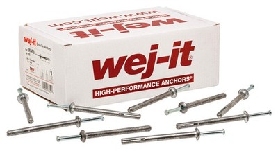 Wej-It Nail-It DN1410 Drive Anchor, Zamac Alloy, Zinc Plated Finish, Meets GS...