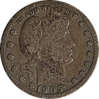 1905-S Barber Quarter
