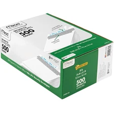 500-Pcs Self Seal #6-3/4 Small Envelopes Security Lining