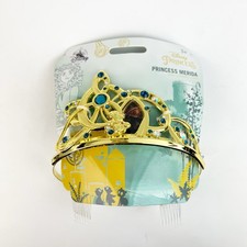 NEW Disney Princess Merida Tiara Gold Tone Crown Gems Costume Play Halloween