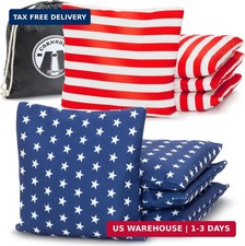 GoSports Official Regulation Cornhole Bean Bags Set of 8 - for Fun Casual Cornho