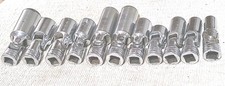Snap-On Tools FSU12-FSU24 3/8” Drive 11 Piece 6 Point Swivel Socket Set USA MADE Snap-On Tools FSU12-FSU24 3/8” Drive 11 Piece 6 Point Swivel Socket Set USA MADE