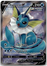 Vaporeon V (Full Art) 172/203 Ultra Rare SWSH07: Evolving Skies NM on eBay