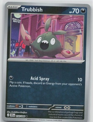 Trubbish 056/086 Reverse Holo CRI NM English