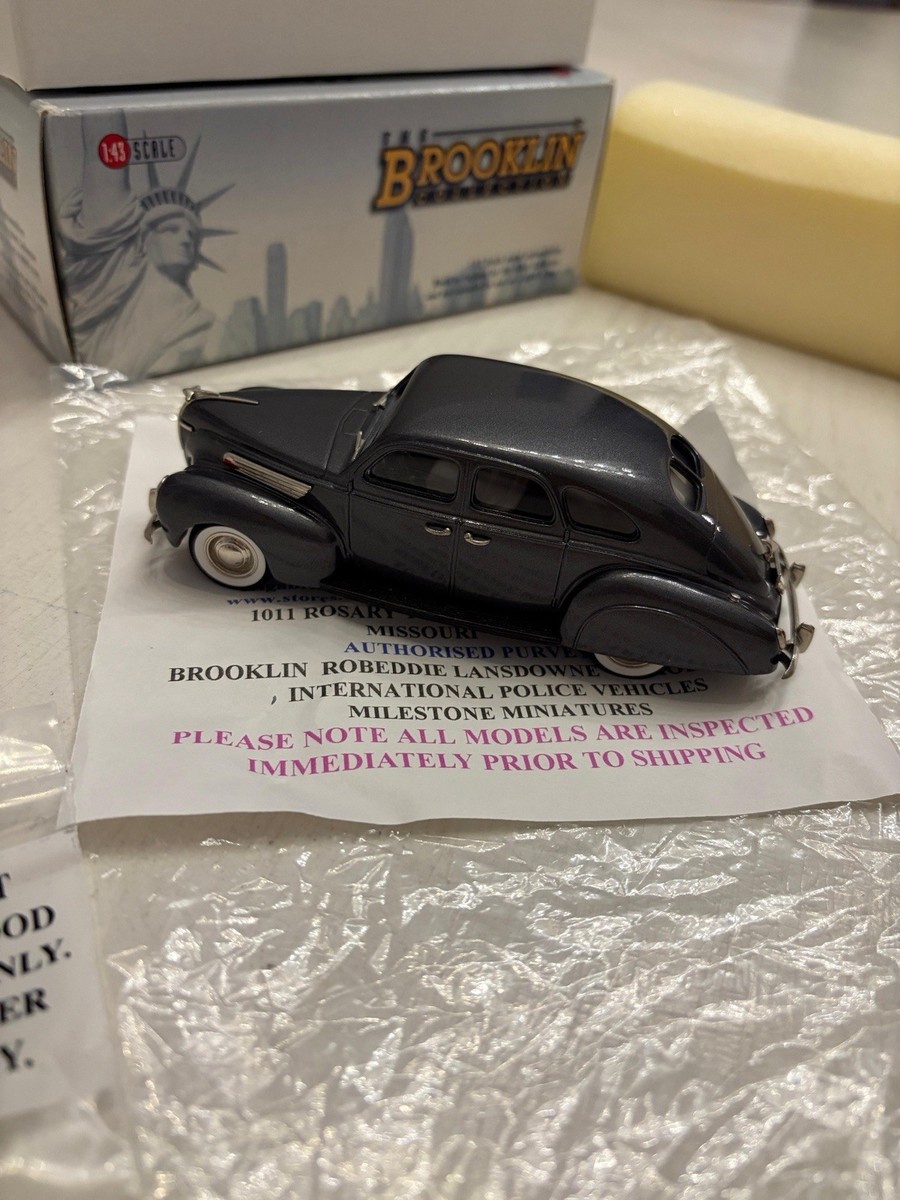 Brooklin Models BRK106 1938 Lincoln Zephyr 4 Door Sedan 1:43