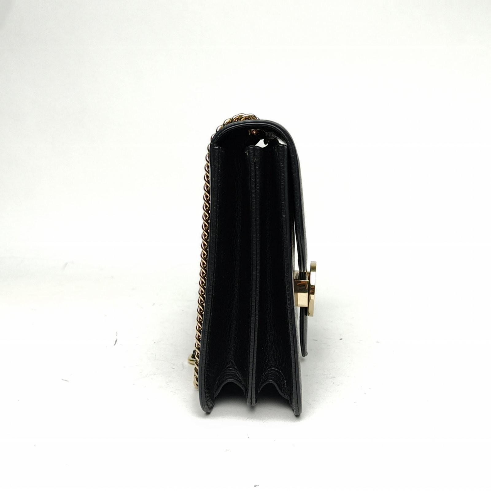 GUCCI Interlock Black Medium 28cm Crossbodybag  P… - image 4