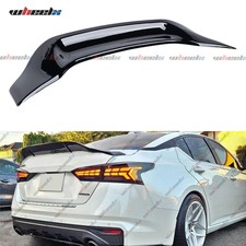 R Style Gloss Black Duckbill Rear Trunk Spoiler Lip For Nissan Altima 2019-2026