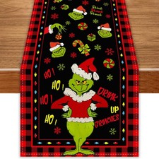 Christmas Table Runner 13x72 Inch Xmas Winter Holiday Decorations and Supplies