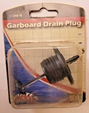 Boater Sports 54838 Garboard Drain Plug Plastic Black