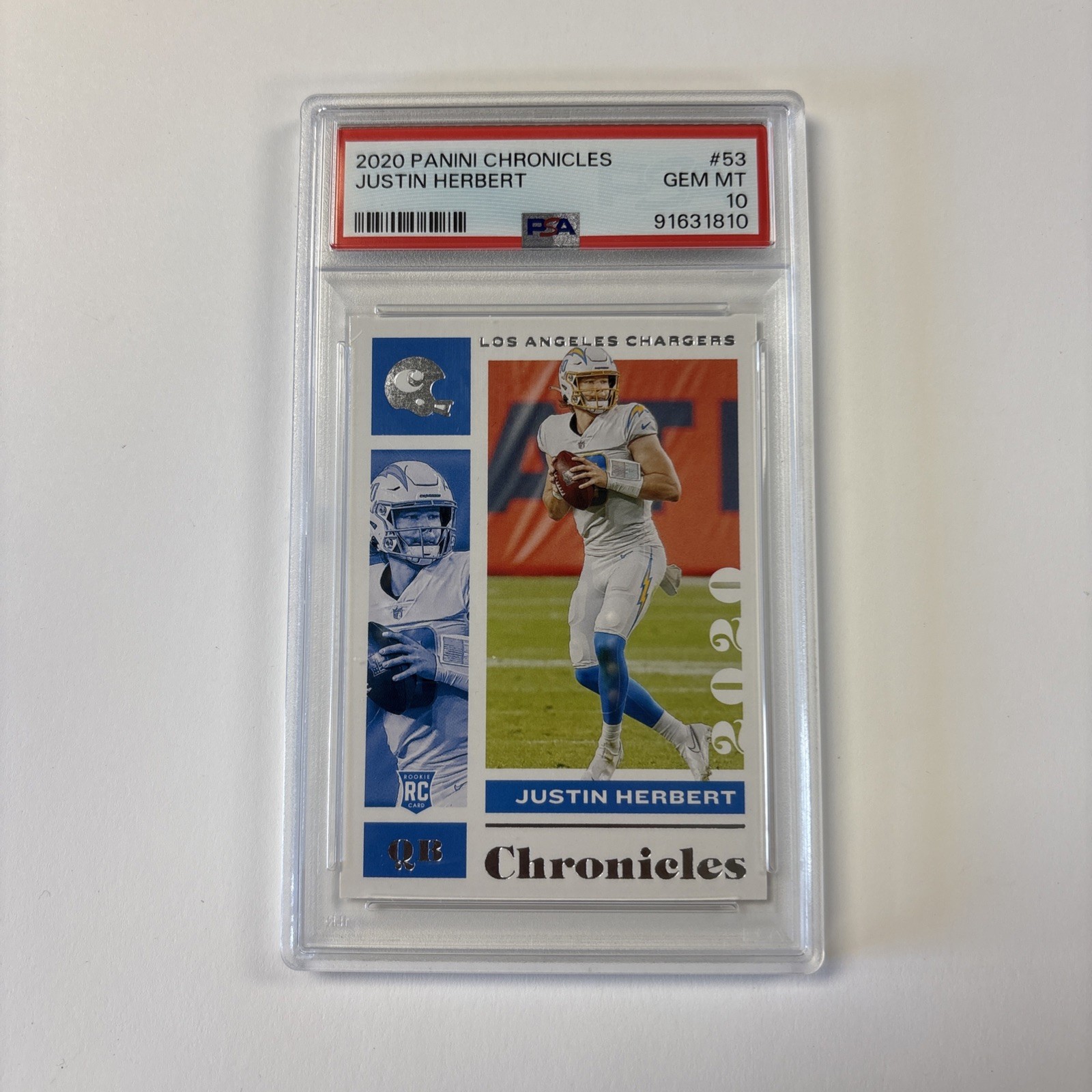 Justin Herbert Panini Chronicles #53 Base