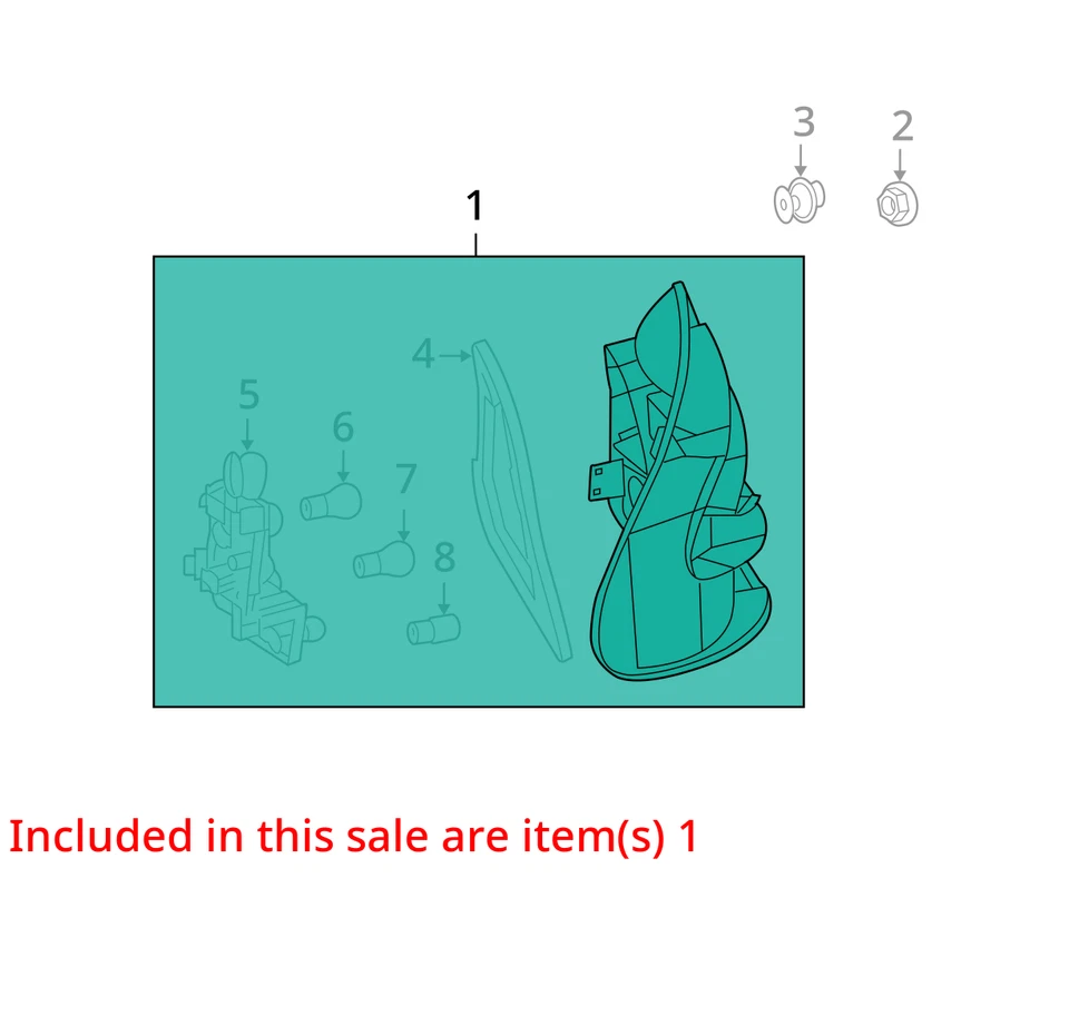 2003-2005 Mercedes-benz Clk500 Driver Left Side Tail Light Taillight Oem HZJC7 - Image 3 of 4