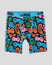 PSD Youth Boy's Boxer Briefs - "Happy Camo" Trippy Smiley Face - Size Large New