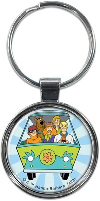 Ata-Boy Scooby Doo, Fred, Shaggy, Velma, Daphne in Van 1.5'' Fob Keychain for... 