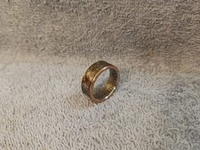 2008 Kennedy Half Dollars size 10  coin ring handmade mixed metals