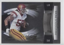 2009 Playoff Prestige Prestigious Picks Black 25/25 Rey Maualuga #49 5tb