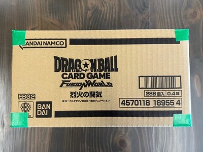 Dragon Ball Super Fusion World FB02 Factory Sealed Case Japanese 