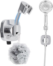 Shower Head Holder Suction Cup, 360  Adjustable Handheld Shower Holder Wall Moun