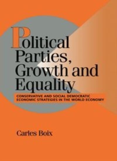 Political Parties, Growth and Equality: Conserv. Boix<|