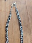 Vintage Chunky Chain Heart Pendant Choker Necklace — photo 4