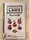 Nintendo Labo Toy-Con 04 VR Kit Starter Set, Game, Case, Goggles, Blaster, + Box