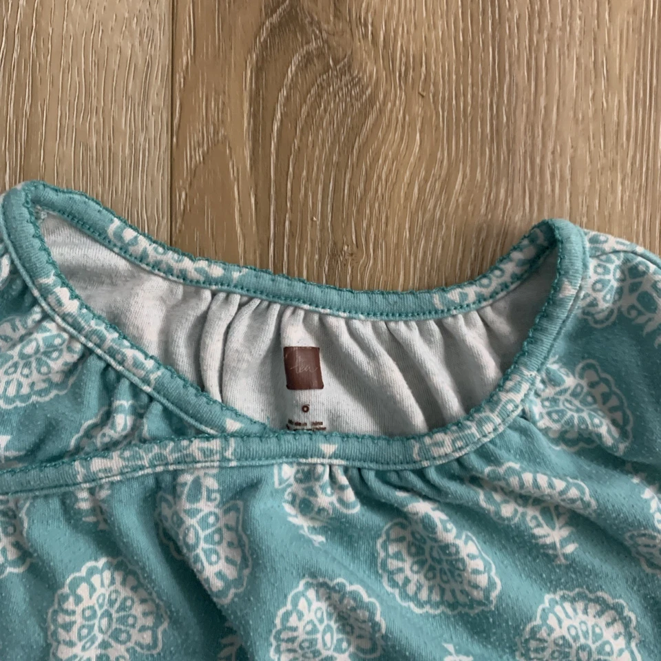 Pijama feminino Tea Collection tamanho 6 verde-petróleo - Imagem 2 de 4