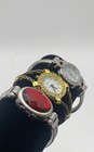 Geneva Womens Silver Gold Tone Analog Cuff Bracelet & Casual Wristwatch Lot Of 3 — photo 3