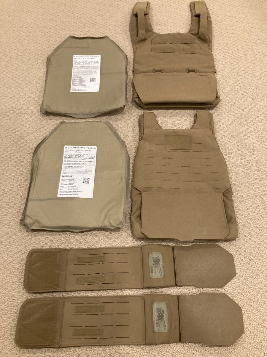 USMC Plate Carrier Gen 3 III Low Profile Inner Vest Soft Armor