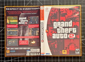 Dreamcast Grand Theft Auto 2 Custom Case - NO Game or Manual