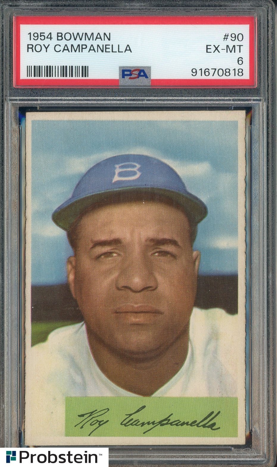 1954 Bowman #90 Roy Campanella Brooklyn Dodgers HOF PSA 6 EX-MT