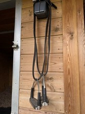 Shires Easy Care Non Stretch Stirrup Leathers, Black, 54" with adult stirrups