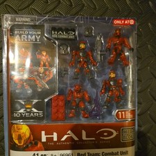 RARO Mega Bloks Halo Red Combat Unit Target Exclusive | Nuevo en caja 96961