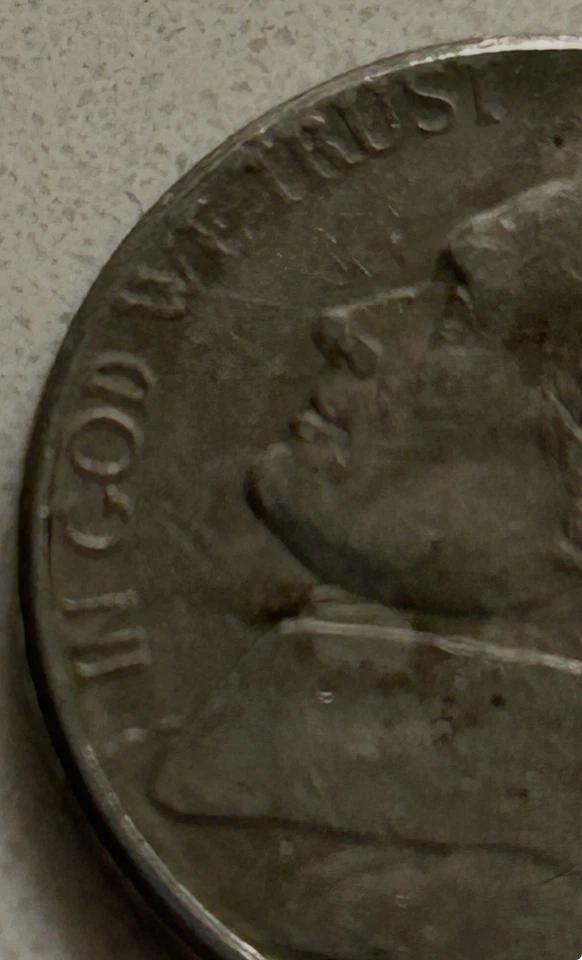 1993 P  JEFFERSON NICKEL-lots Of Errors On Date And In God We Trust On Rim - Image 2 of 4