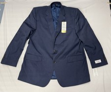 J.M. Haggar Premium Stretch Classic Fit Sport Coat Suit Jacket Only Blazer 48 L