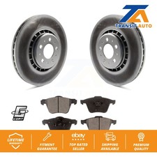 Coated Disc Brake Rotors And Semi-Metallic Pads Front Kit For Volvo XC90