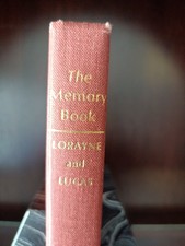 The Memory Book_Harry Lorayne & Jerry Lucas_HCnoDJ_1974_1st Printing_Very Good