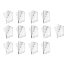 10Pcs Transparent Wall Mounted Replacement Sticky Pads for Kitchen Bathroom S...