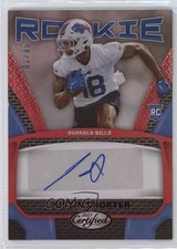 2023 Certified Rookie Signatures Mirror Red 1/99 Justin Shorter #RS-1 Auto rp9