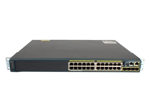 Cisco WS-C2960S-24PS-L 24-Port Gigabit PoE+ Managed Switch