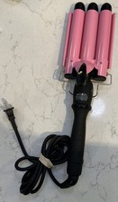 Alure Three Barrel Curling Iron Wand Hair Style Waver W/LCD Temperature Display