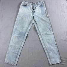 Vintage Levis Jeans Women's 13 Fits 30x31 550 Relaxed Tapered USA Made Light 90s