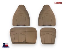 1999-2003 Front 6040 Split Bench Seat Covers Fits Ford F150 Lariat Tan Leather