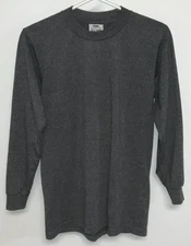 Pro Club Long Sleeve T-Shirt Men's Small Gray
