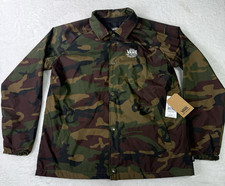 Vans Torrey Coach Jacket Boys Youth Large Camo Windbreaker Skater Lightweight