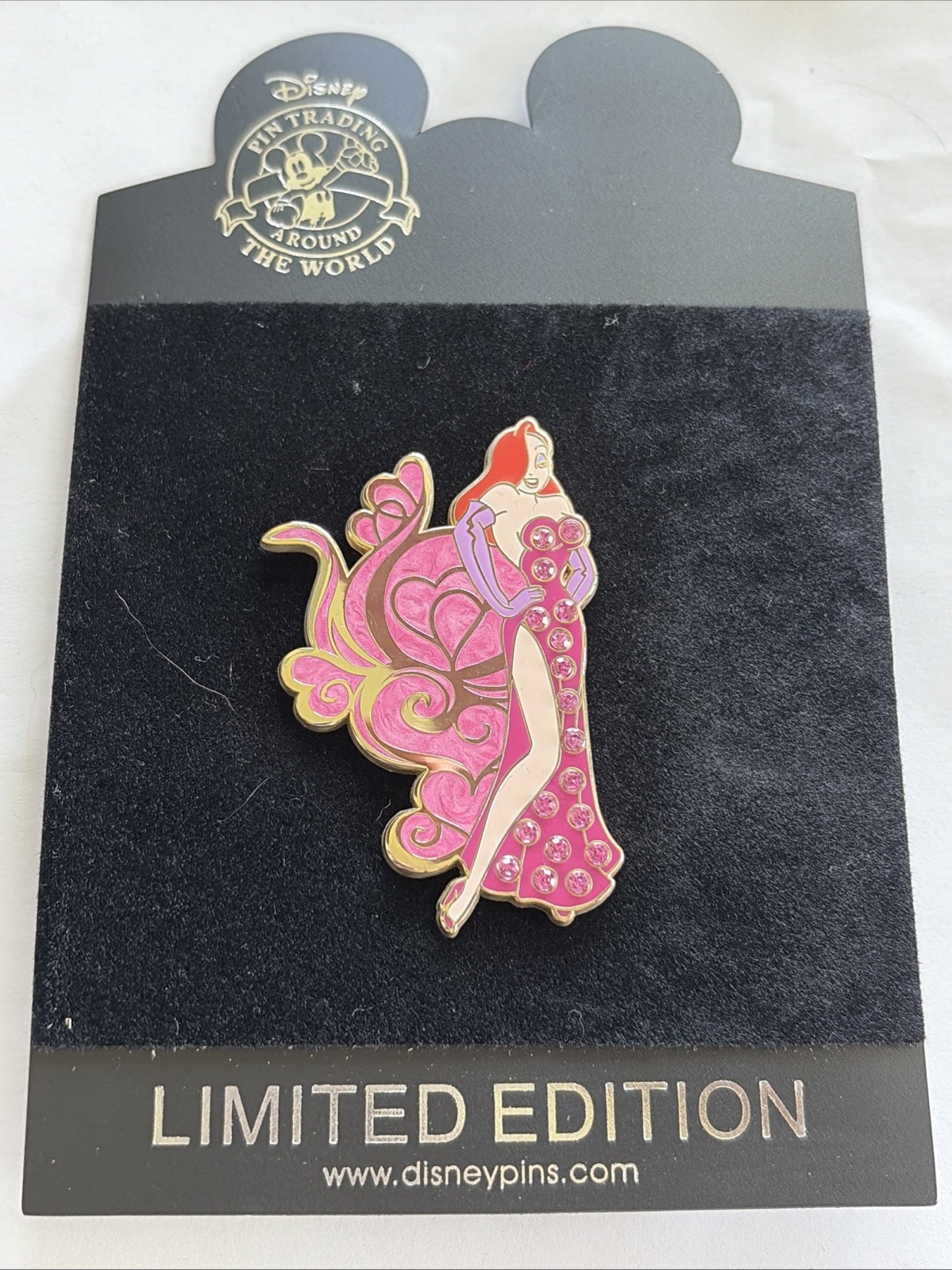 Disney Pin Trading Pin Jessica Rabbit LE 300 LE300 NEW On Card MINT v79