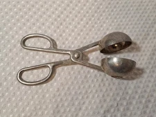 Vintage Melon Baller Scissor Scoop Large 2" Aluminum Kitchen Tool CK Taiwan
